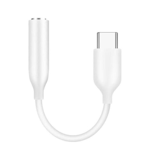 Type C to 3.5mm Headphone Jack For Samsung & Google Pixel White