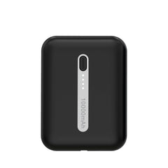 Compact 10000 mAh Power Bank 15w Charging Speed Black