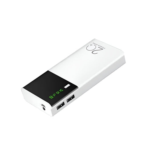 TexoVera 10000 mAh Power Bank 18W with Lithium ion Battery (Mi5-WHITE)