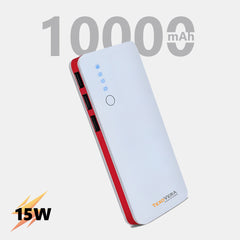 10000 mAh 15W Power Bank With LED Light