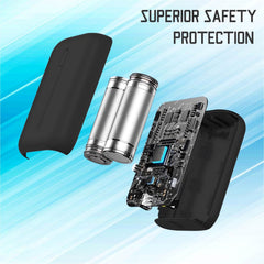 Compact 10000 mAh Power Bank 15w Charging Speed Black