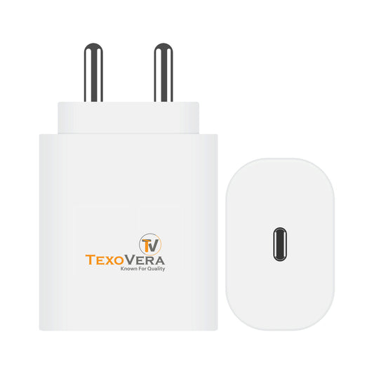 TexoVera charger for Samsung Charger 25w Charging Speed Compatible with Almost all Samsung Devices