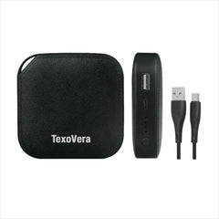 8000 mAh Power Bank 10W with Lithium ion Battery Black - TexoVera