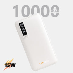 10000 mAh 15W Power Bank With LED Battery Display - P3