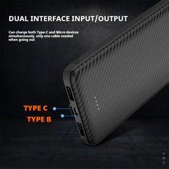 10000 mAh Power Bank 18W with Lithium Polymer Battery (T63-10K)