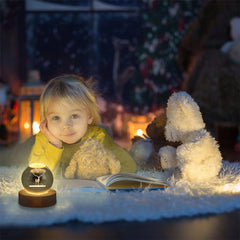 3D Art Crystal Ball Night Lamp in Multiple Design