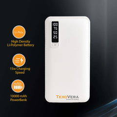 10000 mAh 15W Power Bank With LED Battery Display - P3