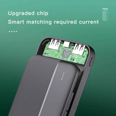 TexoVera 10000 mAh 22.5W Pocket Size Power Bank, Black, Lithium-Polimer, Fast Charging (Q7-Q6)