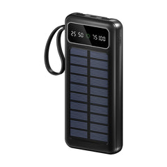 TexoVera Solar Power Bank 10000 mAh - 15W Solar with Lithium Polymer Battery (R21-Solar-10K)