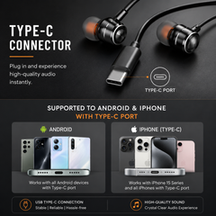 Texo 3 In-Ear USB-C Connector Wired Earphones