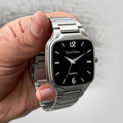 TexoVera Quartz Series Light Weight Analog Watch For Men (Stainless Steel)