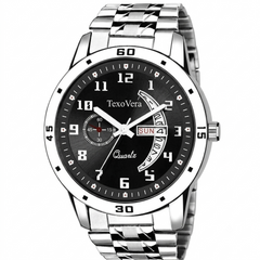TexoVera Quartz Series Analog Watch For Men (Stainless Steel)