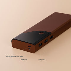 10000 mAh 10W Power Bank With LED Battery Display & Led Light - Star