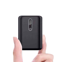 TexoVera 10000 mAh Power Bank 22.5W with 1 Cable Attached Black & White color (POCKET-10K)