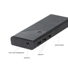 10000 mAh 10W Power Bank With LED Battery Display & Led Light - Star