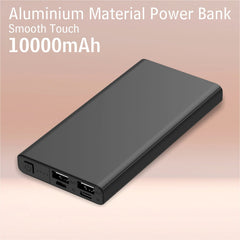 Metal Body 10000 Power bank 15W Charging Speed Lithium Polymer