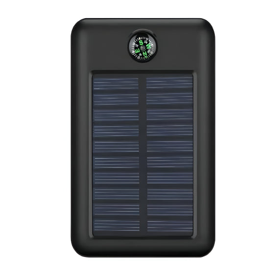 TexoVera Solar Power Bank 13000 mAh with 15W Solar Charging and Lithium Polymer Battery (Compas-solar-13K)