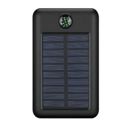 TexoVera Solar Power Bank 13000 mAh with 15W Solar Charging and Lithium Polymer Battery (Compas-solar-13K)
