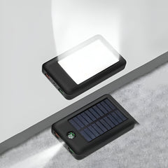 TexoVera Solar Power Bank 13000 mAh with 15W Solar Charging and Lithium Polymer Battery (Compas-solar-13K)