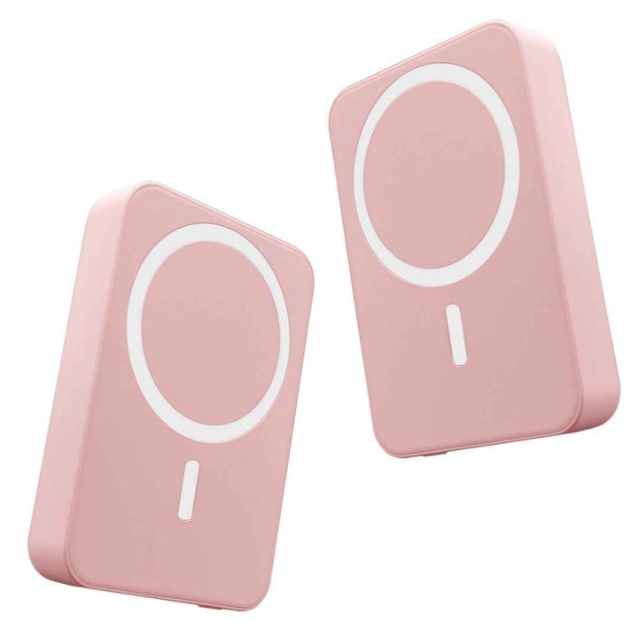 TexoVera 10000 mAh 22.5 W Wireless With MagSafe Compact Pocket Size Power Bank  (Pink, Lithium Polymer, Fast Charging for Mobile, Earbuds, Smartwatch, Smartband, Speaker, Tablet, Trimmer)