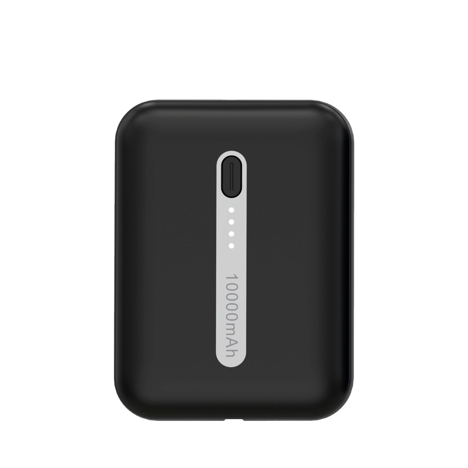 Compact 10000 mAh Power Bank 15w Charging Speed Black