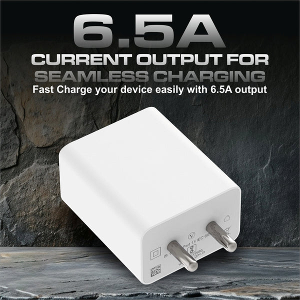 TexoVera 44W Charger with Vivo Flash & Super Vooc Charging Technology Supported