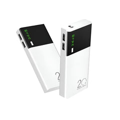 TexoVera 10000 mAh Power Bank 18W with Lithium ion Battery (Mi5-WHITE)