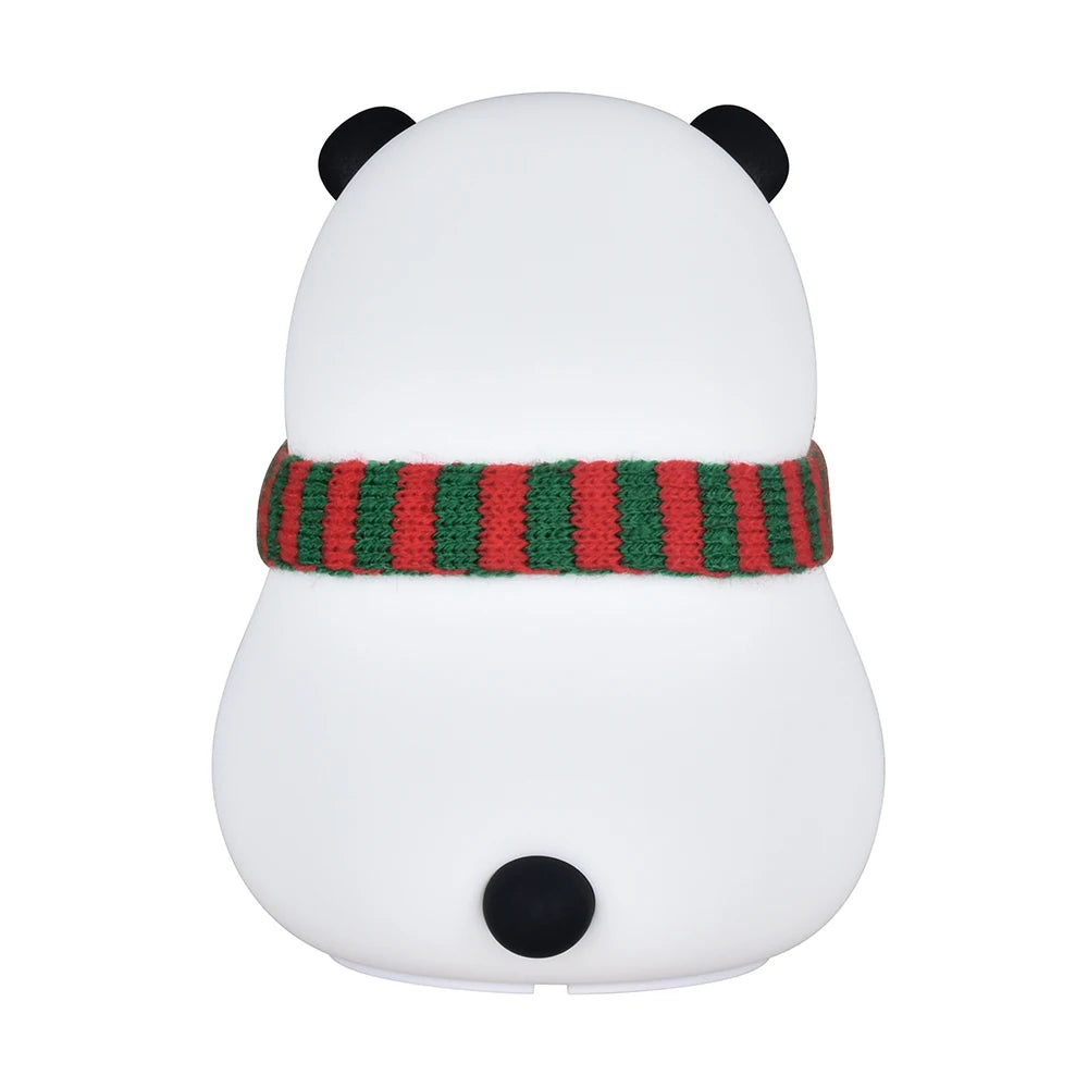 Cute Panda LED Rechargeable Portable Silicone Night Decorative Lighting