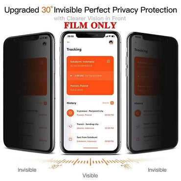 Samsung A50, Samsung A20, Samsung A30, Samsung M30, Samsung M30s, Samsung A50s, Samsung A40s, Samsung M10s Privacy Ceramic Screen Protector - TexoVera