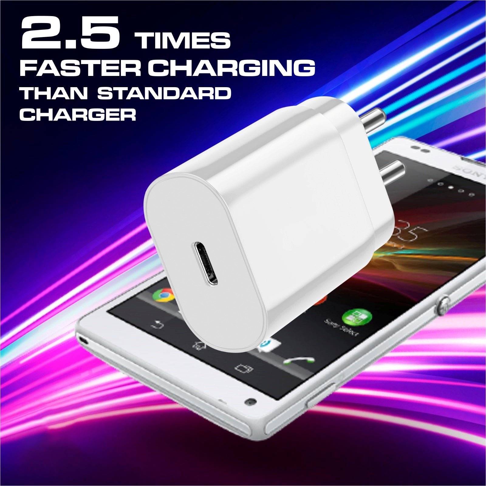 Samsung Charger 25w Charging Speed With (Type C to C Cable) Compatible with Almost all Samsung Devices