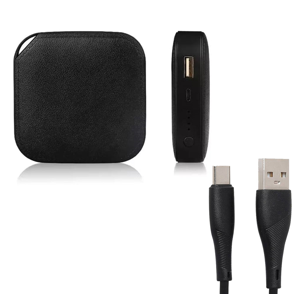 TexoVera 8000 mAh Power Bank 10W with Lithium ion Battery Black (MINI-POWER-BANK) (6 Months Brand Warranty)