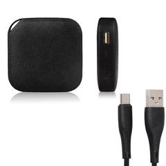 8000 mAh Mini Power Bank 15W Black