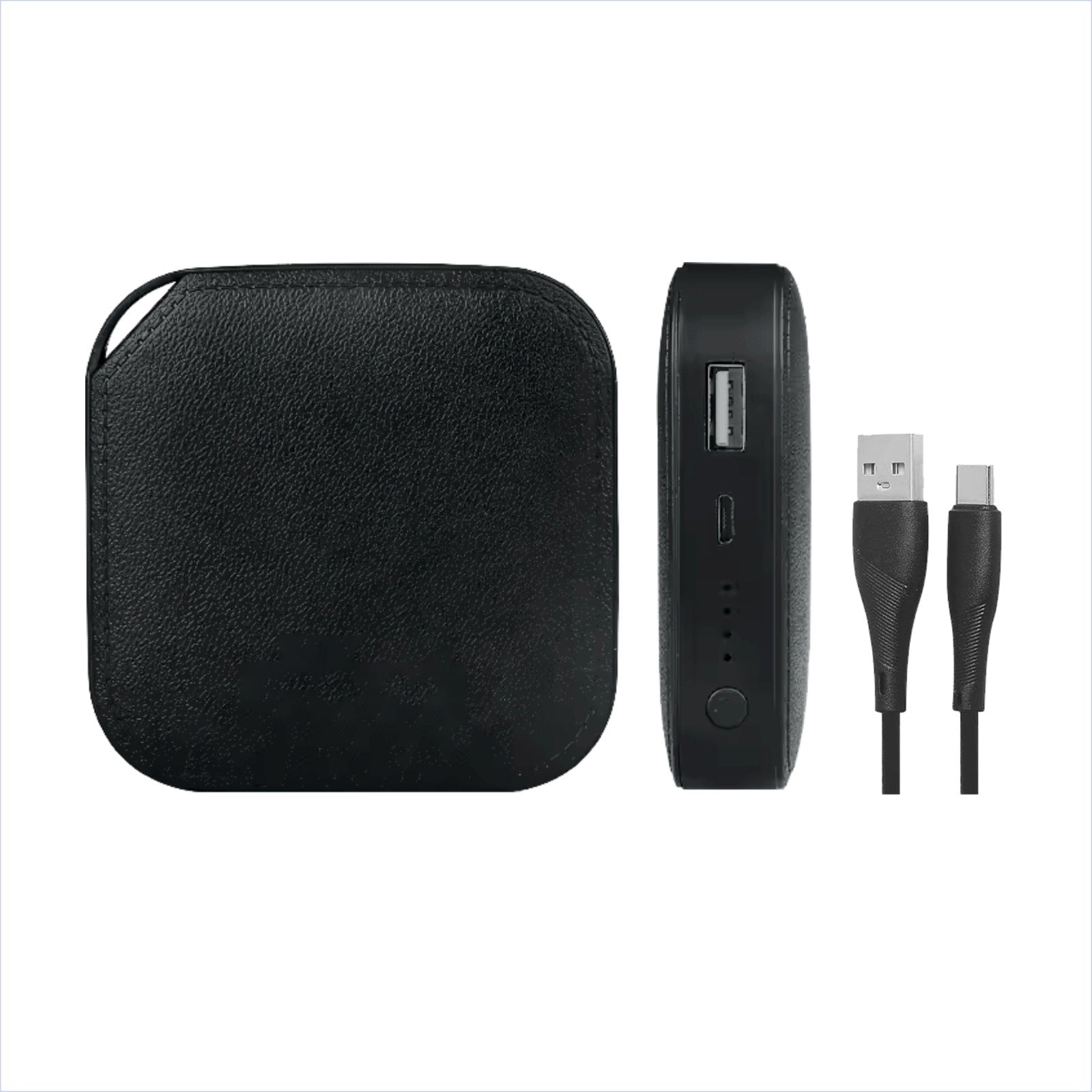 8000 mAh Power Bank 10W with Lithium ion Battery Black - TexoVera