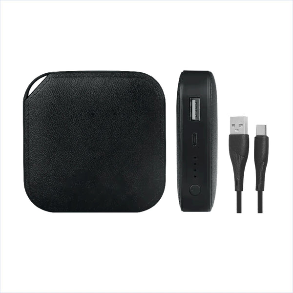 8000 mAh Power Bank 10W with Lithium ion Battery Black - TexoVera