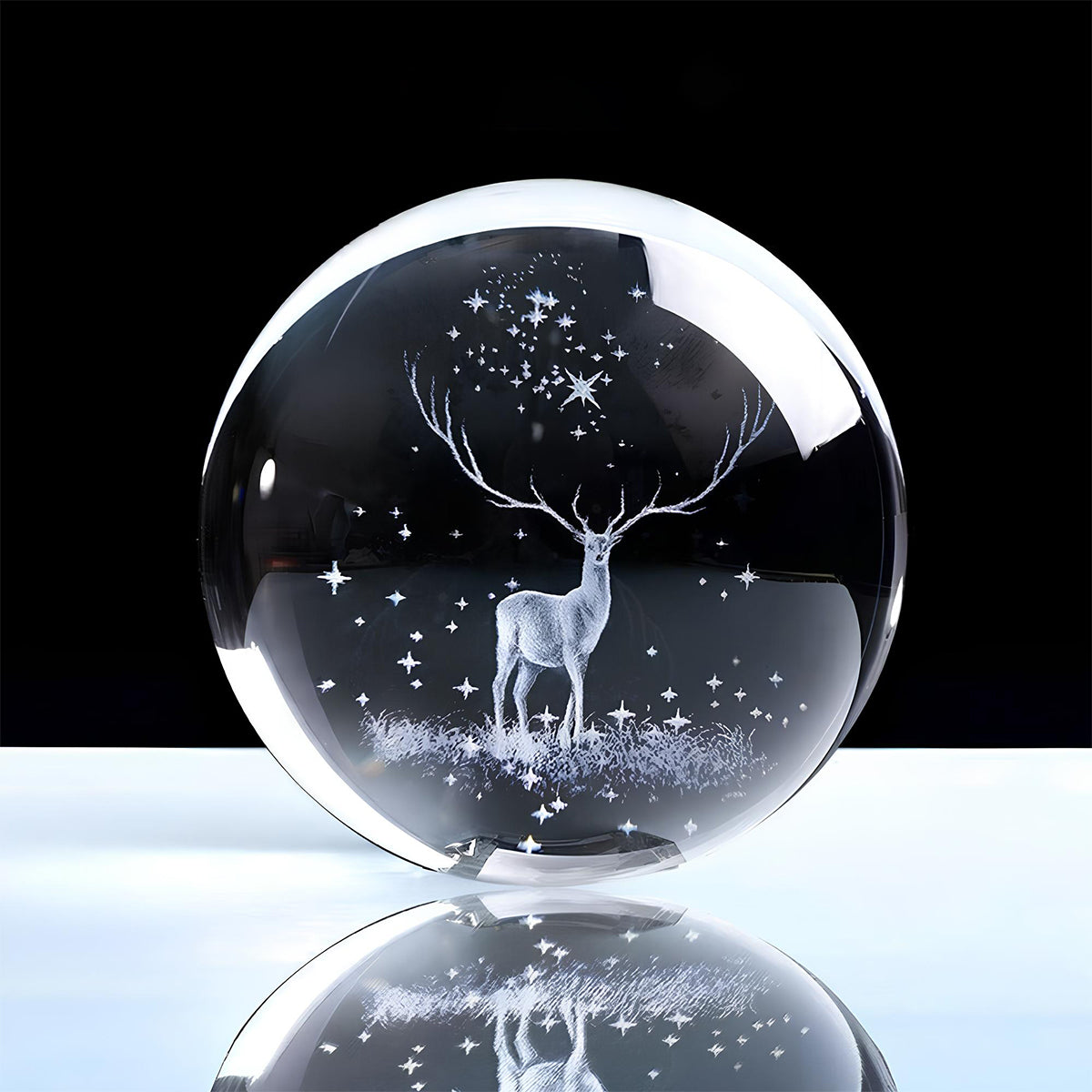 3D Art Crystal Ball Night Lamp in Multiple Design