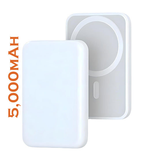 TexoVera Apple Power Bank 5000mAh - 10W Wired & 5W Wireless Charge, Type C, LED Indicator, Built-in Protections, Made in India