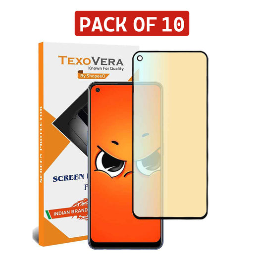 OnePlus Nord CE 5G, OnePlus Nord CE 2 5G Ceramic Screen Protector Tempered Glass [Pack Of 10]- TexoVera