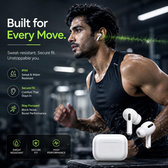 TexoVera Wireless Earbuds Bluetooth 5.1 TWS Earphones Full Touch Control Headphones Built-in Microphone