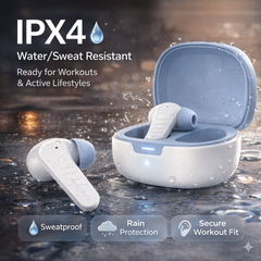 TexoVera Buds X Wireless Earbud With Comfortable Fit 36Hr Playback