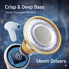 TexoVera Buds X Wireless Earbud With Comfortable Fit 36Hr Playback