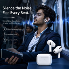 TexoVera Wireless Earbuds Bluetooth 5.1 TWS Earphones Full Touch Control Headphones Built-in Microphone