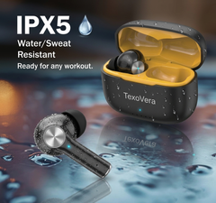 TexoVera ZYRA Wireless Earbud With Comfortable Fit 30H Playback