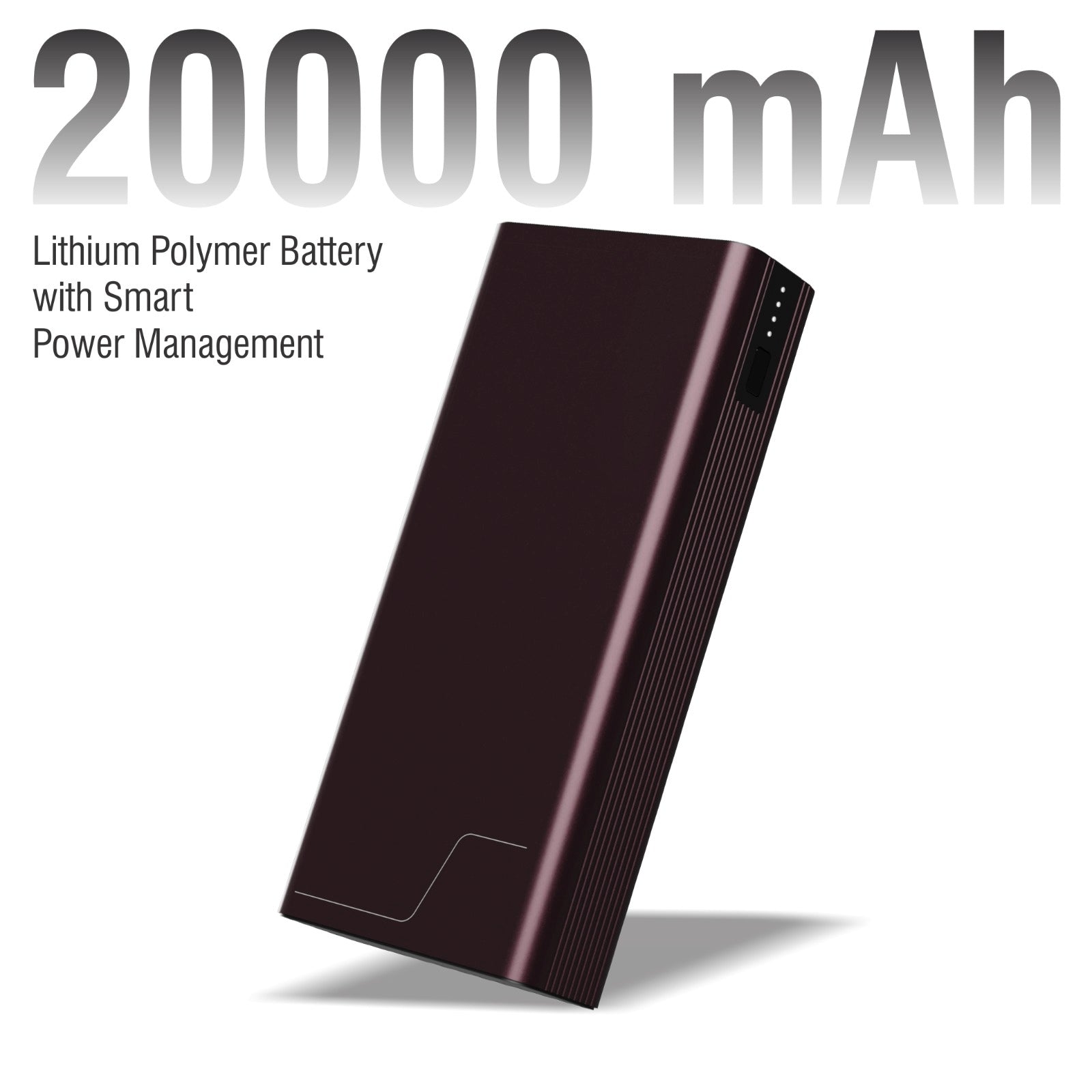 Metal Body 20000 Power Bank 18W Charging Speed Lithium Polymer