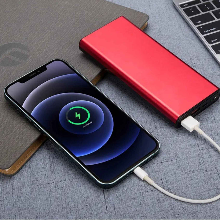 10000 mAh & 20000 mAh Power Bank 25W in Multi Color (Black, Red, Green) (K1 & K2)