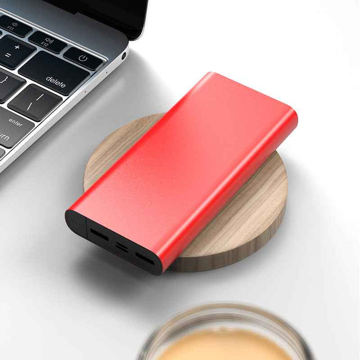 10000 mAh & 20000 mAh Power Bank 25W in Multi Color (Black, Red, Green) (K1 & K2)