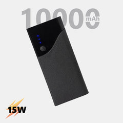 10000 mAh 15W Power Bank With LED Battery Display & Led Light - Star