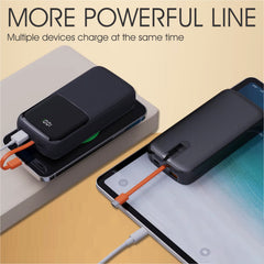 20000 mAh Power Bank 22.5W QCPD 1 Wire Digital (Black)