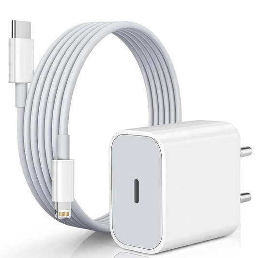 iPhone Charger Adapter 20W with Data Cable (Type C to Lightning) Compatible with Almost all iPhone