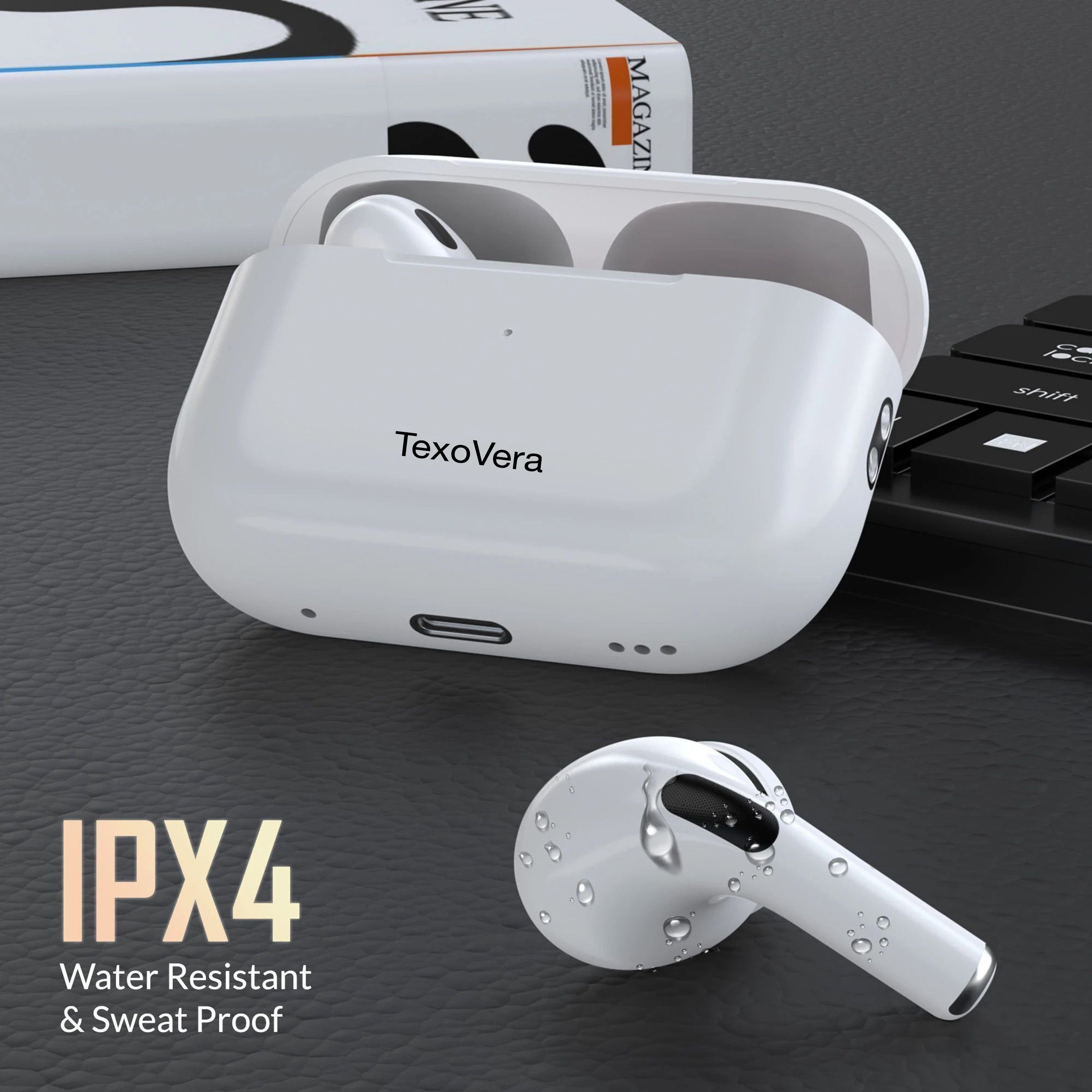 TexoVera EarBuds Pro 2 True Wireless Earbuds For iPhone and Android