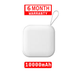 TexoVera 10000 mAh Power Bank 18W with Lithium ion Battery White (MINI-POWER-BANK) (6 Months Brand Warranty)